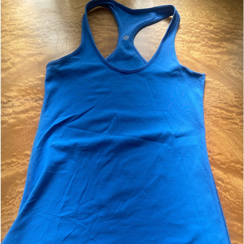 Lululemon blue tank top